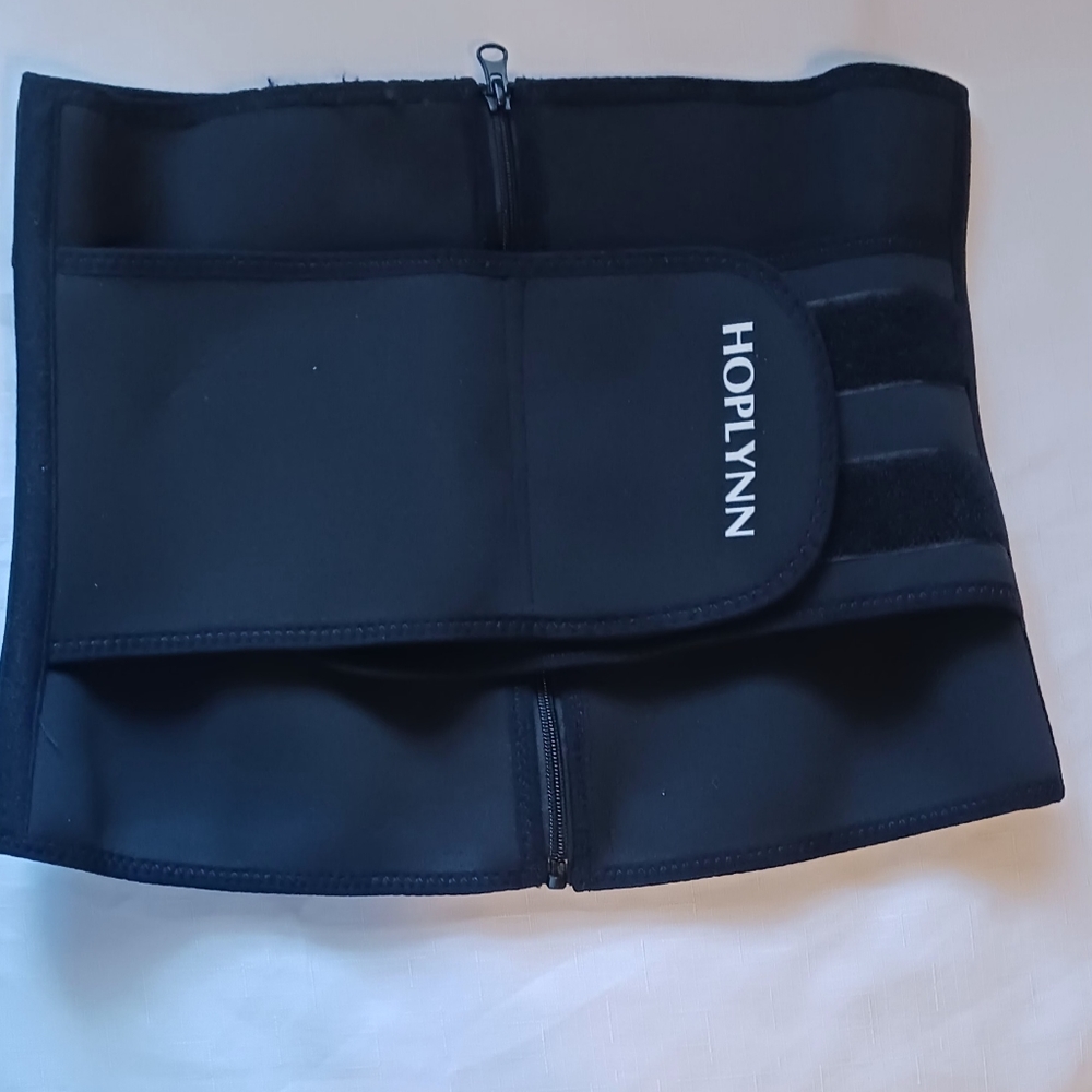 HOPLYNN Neoprene Sweat Waist Trainer Corset style Trimmer Shaper women XL